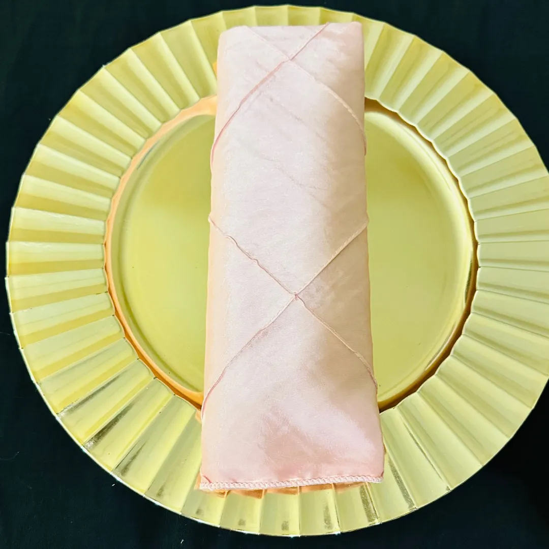 Bubble Gum Bombay Pintuck Napkins