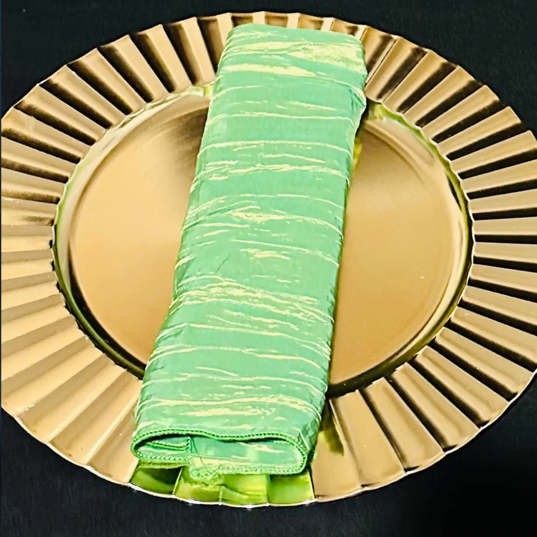 Apple Crinkle Taffeta Napkins