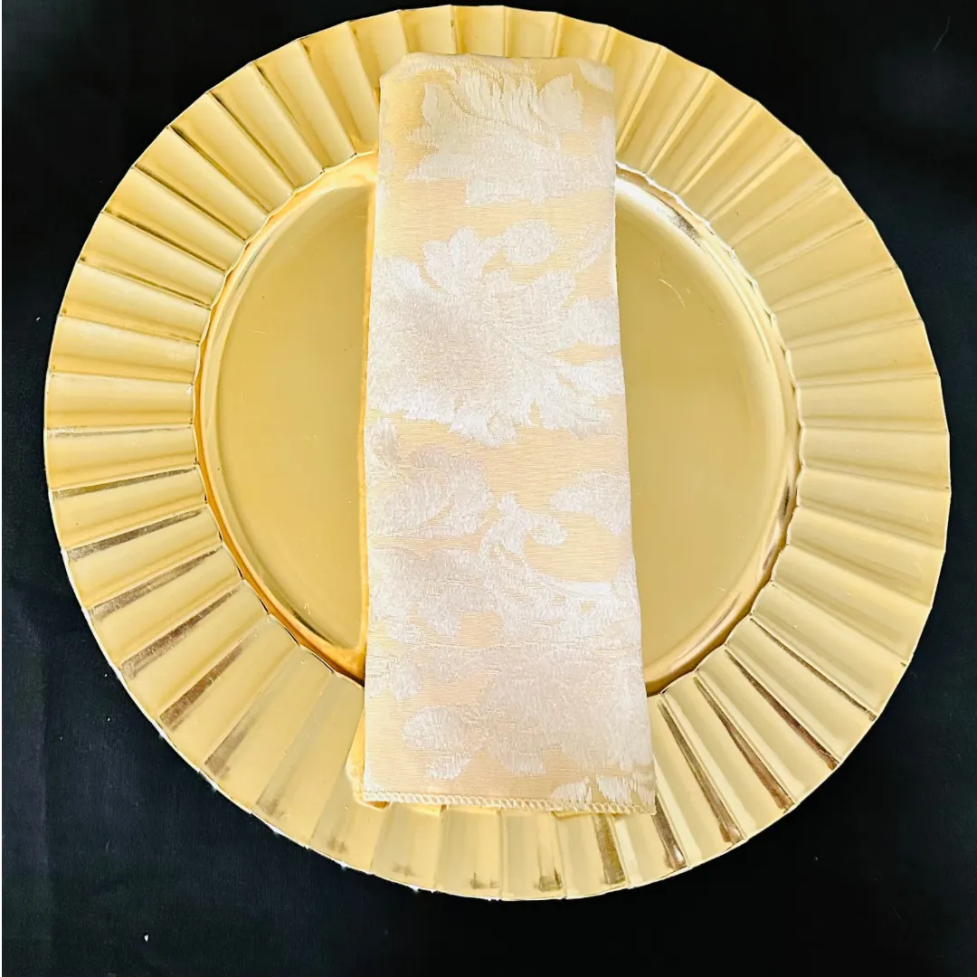 Champagne Miranda Damask Napkins