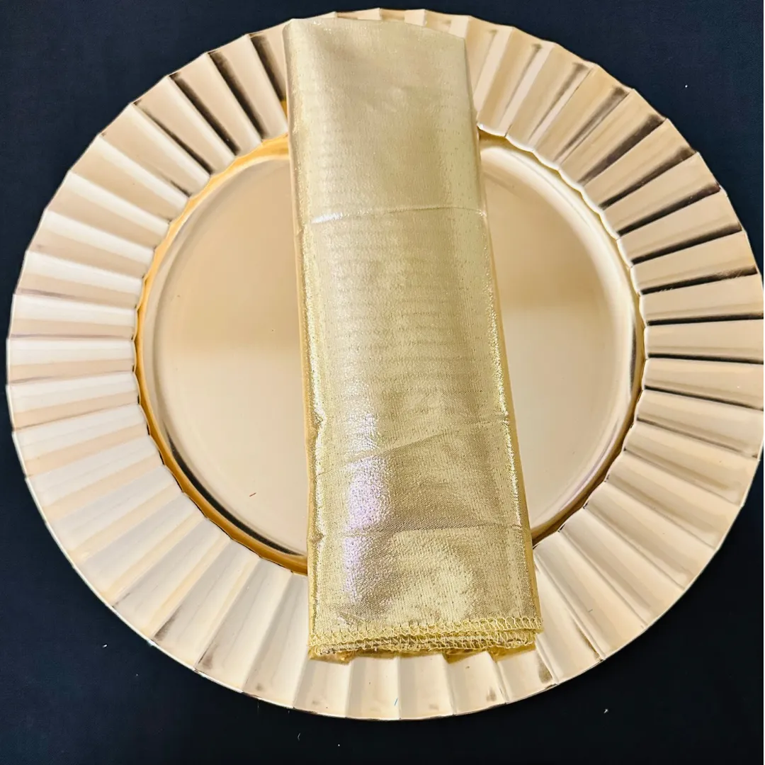 Gold Tissue Lamé Napkins