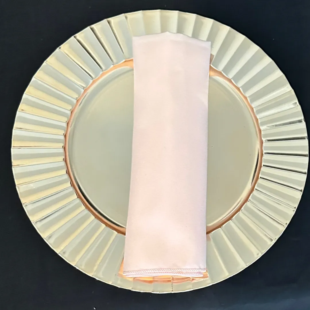 Ice Peach Premier Polyester Napkins