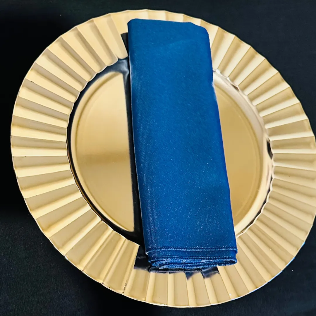 Navy Premier Polyester Napkins