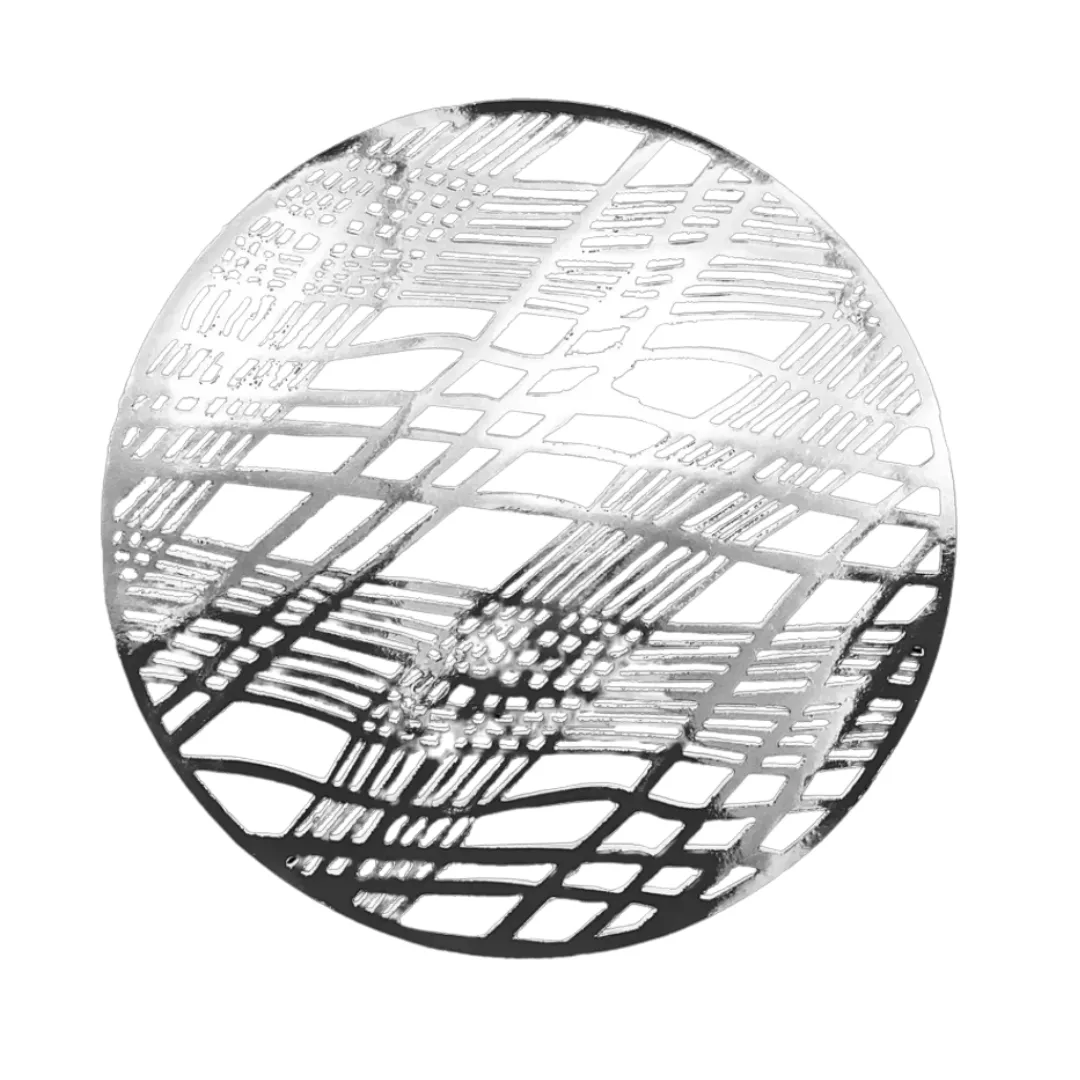 Silver Geometrical Placement 