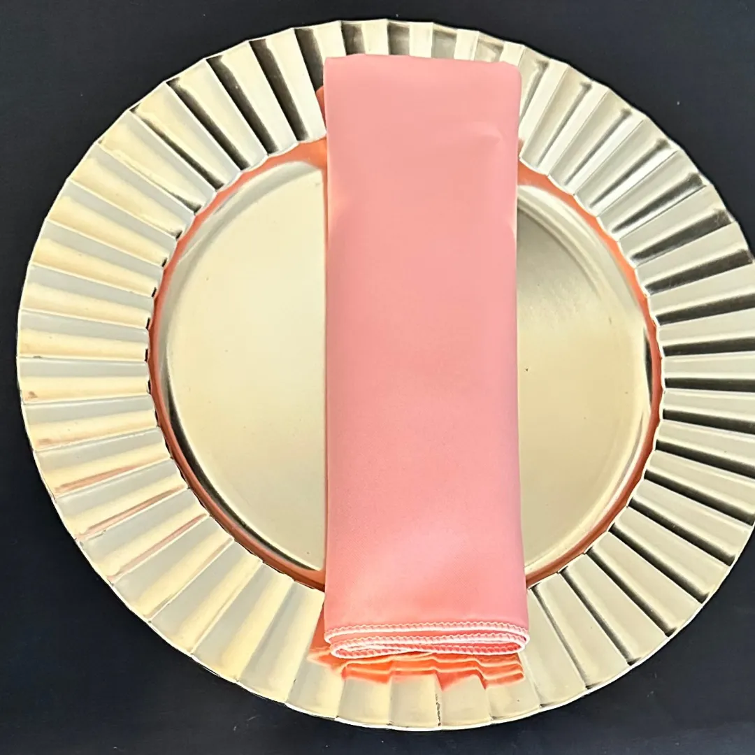 Coral Premier Polyester Napkins