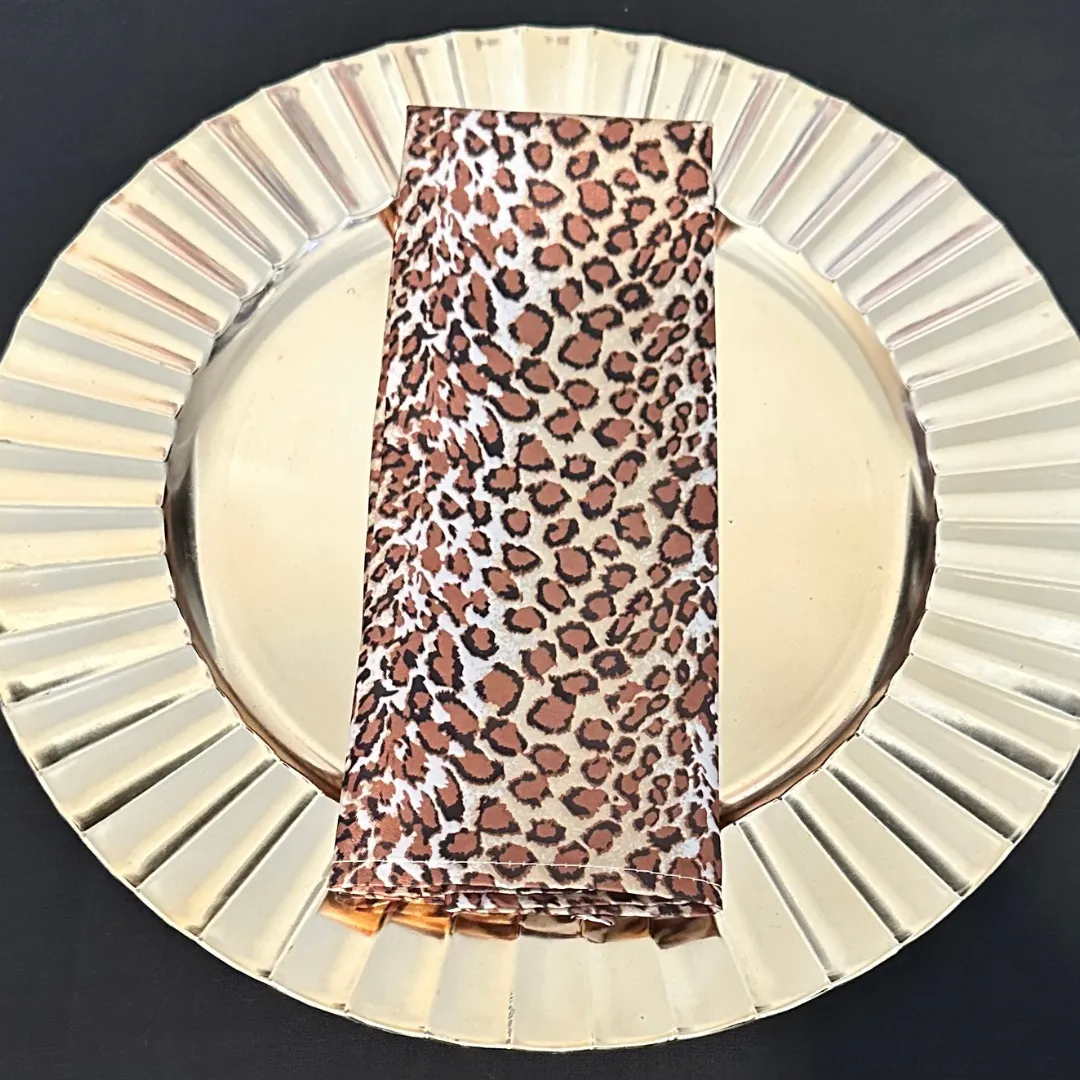 Leopard Satin Napkins