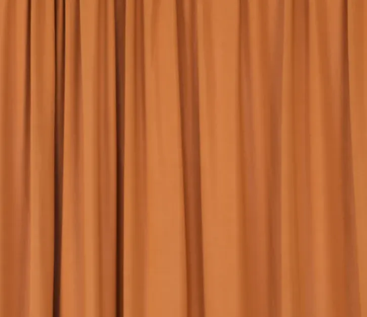 Terra-cotta Spandex Stretch Drape Curtains 
