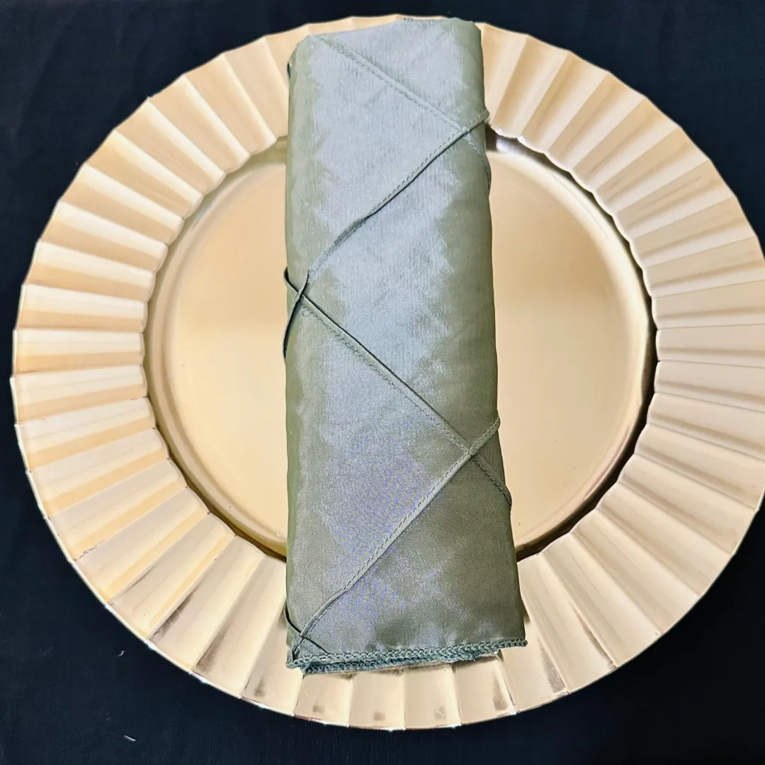 Aspen Mist Bombay Pintuck Napkins