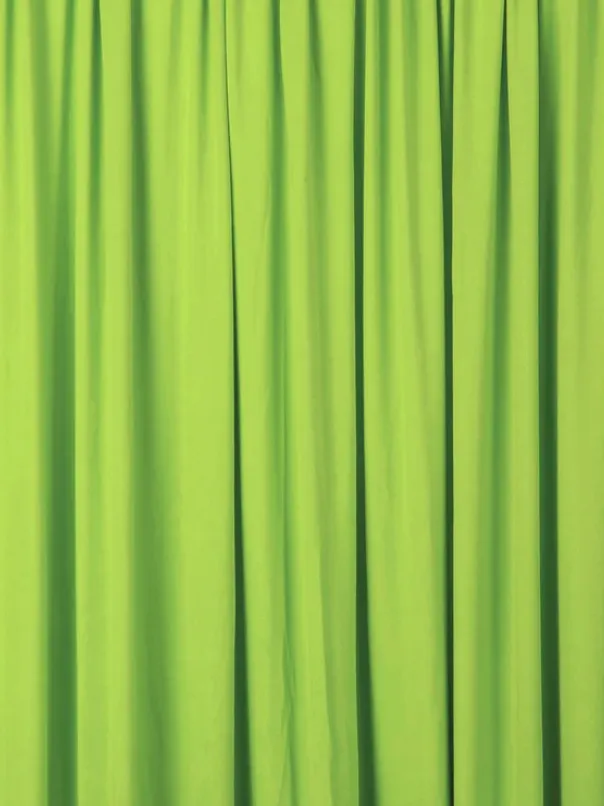 Apple Green Spandex Stretch Drape Curtains