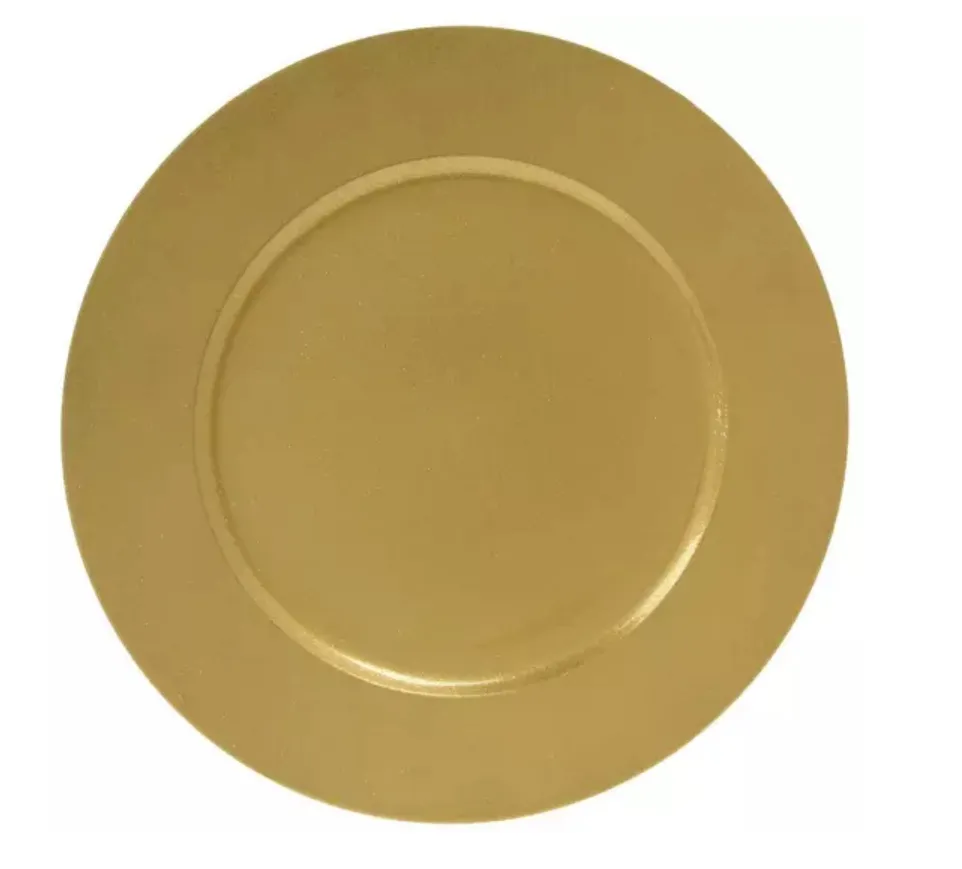 Gold Metallic Charger