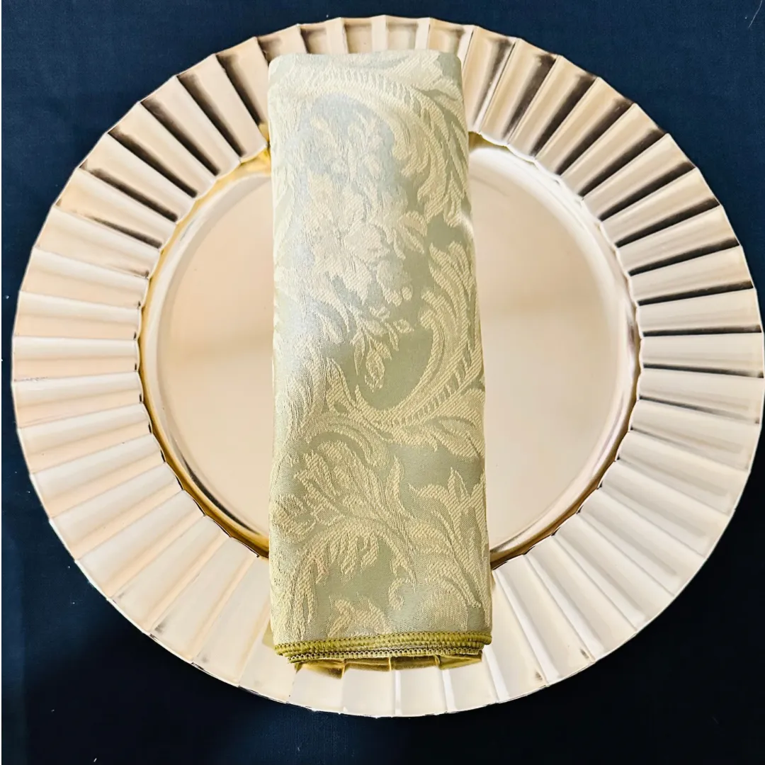 Sage Miranda Damask Napkins