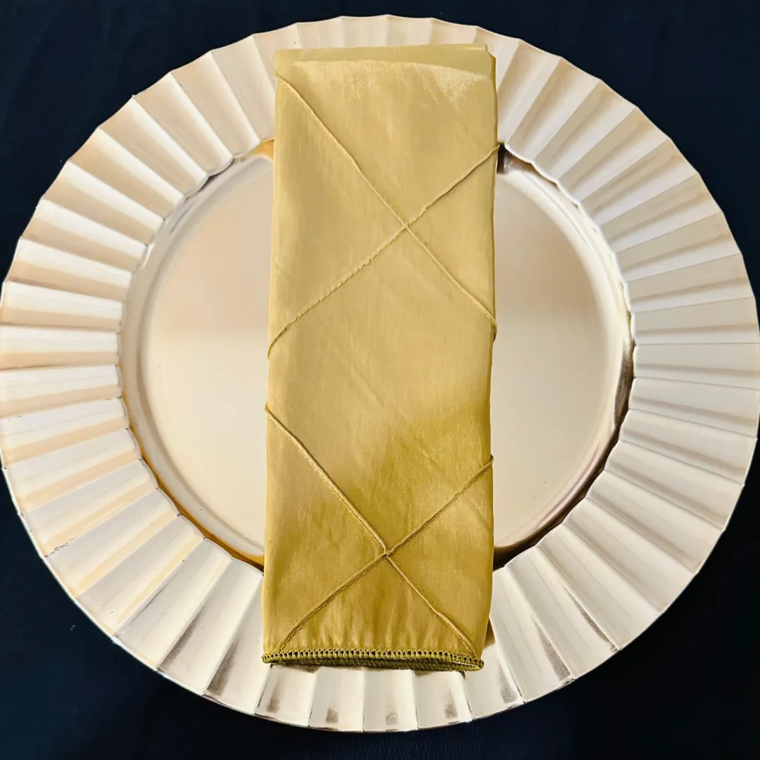 Acid Green Bombay Pintuck Napkins