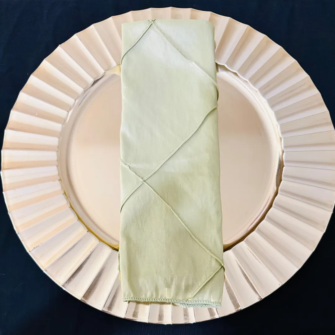 Honeydew Bombay Pintuck Napkins