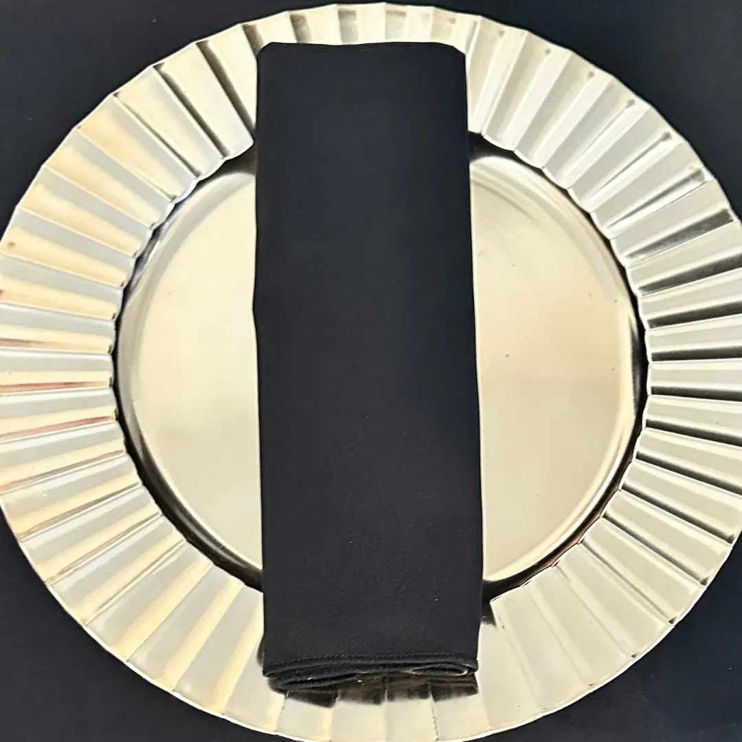 Black Premier Polyester Napkins