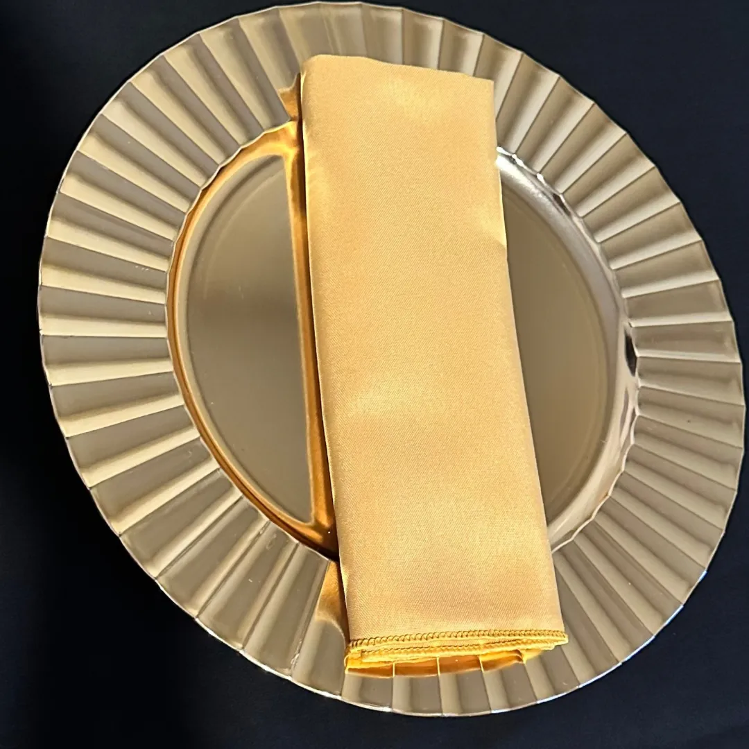 Gold  Premier Polyester Napkins