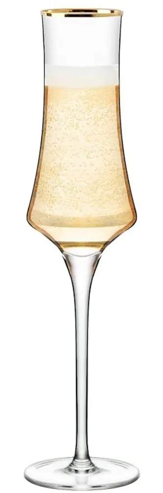 Gold Rimmed Champagne