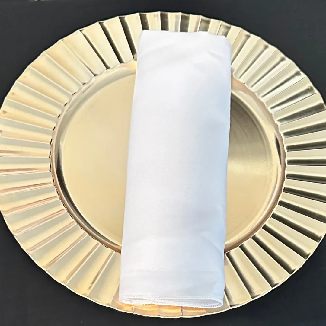 White Premier Polyester Napkins