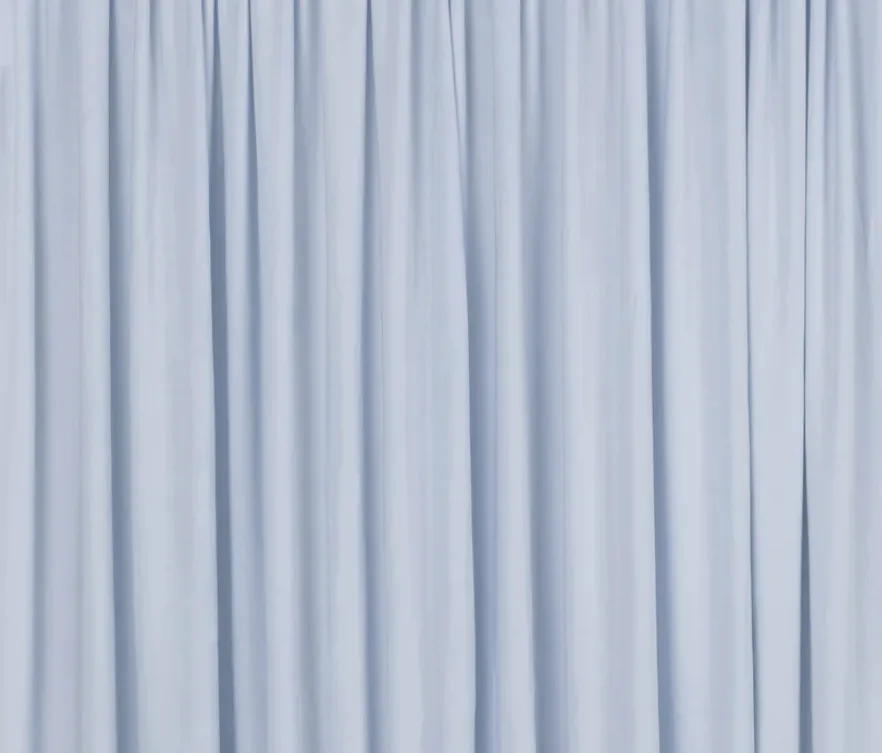 Dusty Blue Spandex Stretch Drape Curtains
