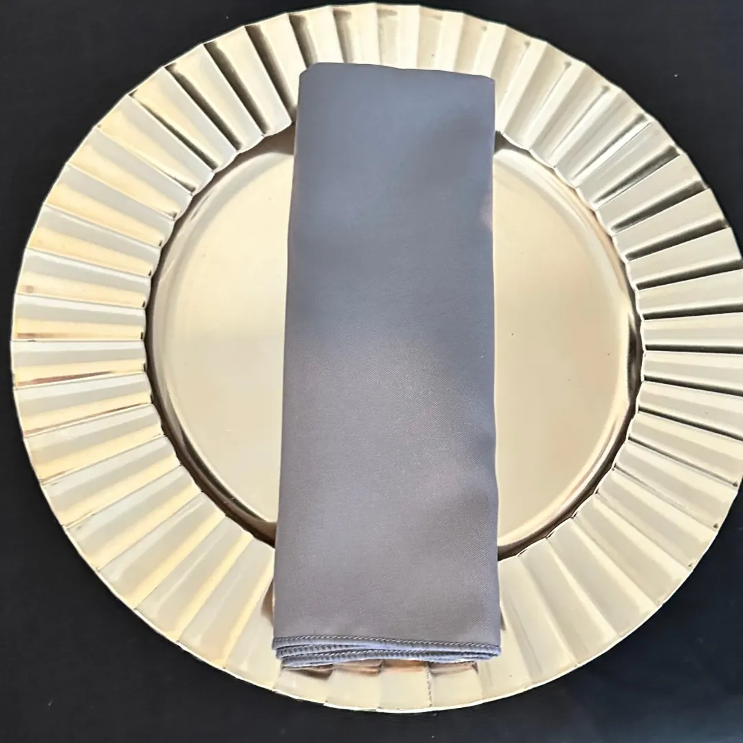 Charcoal Premier Polyester Napkins