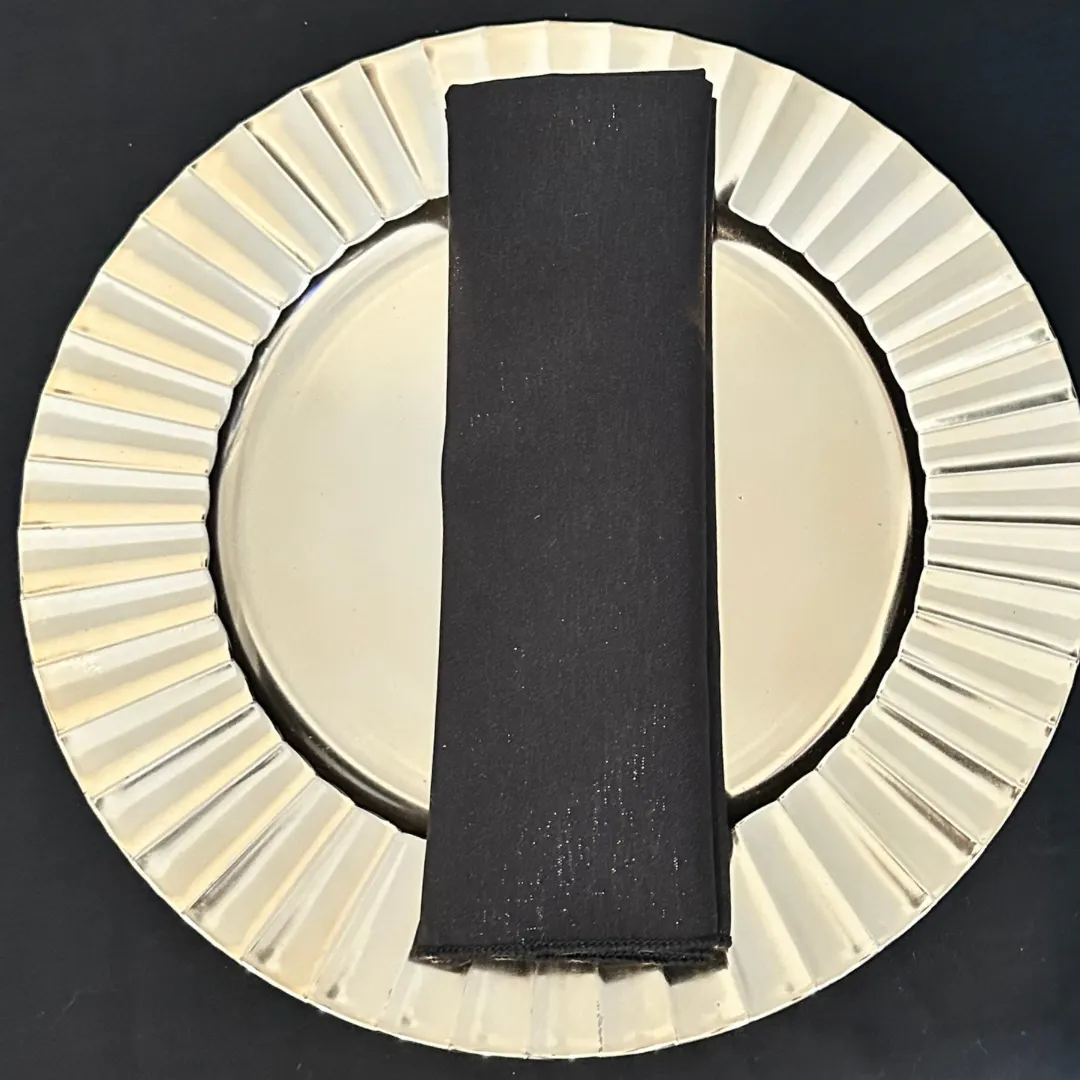 Black Romance Iridescent Napkins