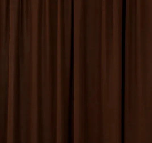 Chocolate Spandex Stretch Drape Curtains 