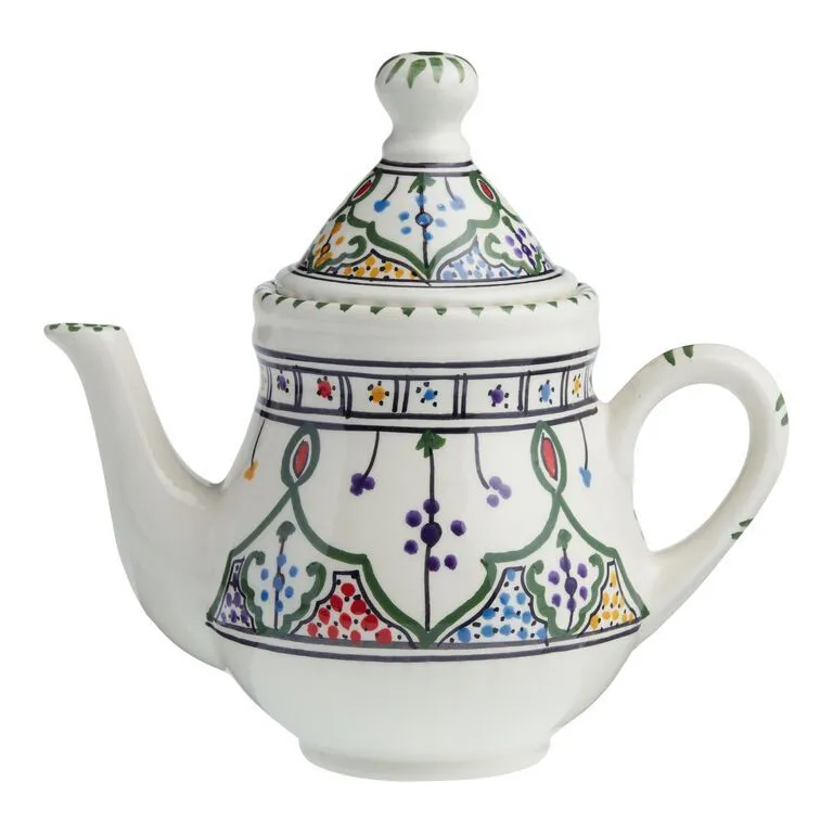 Tunisian Ceramic Tea Pot