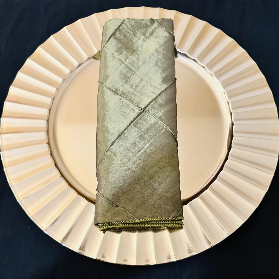 Moss Bombay Pintuck Napkins