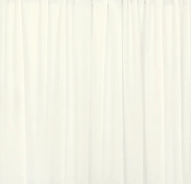 Ivory Spandex Stretch Drape Curtains
