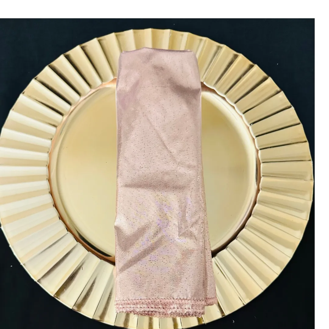 Pink Tissue Lamé Napkins
