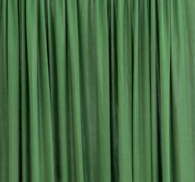 Willow Green Spandex Stretch Drape Curtains 