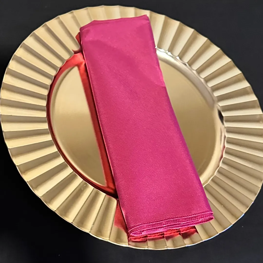 Raspberry Premier Polyester Napkins