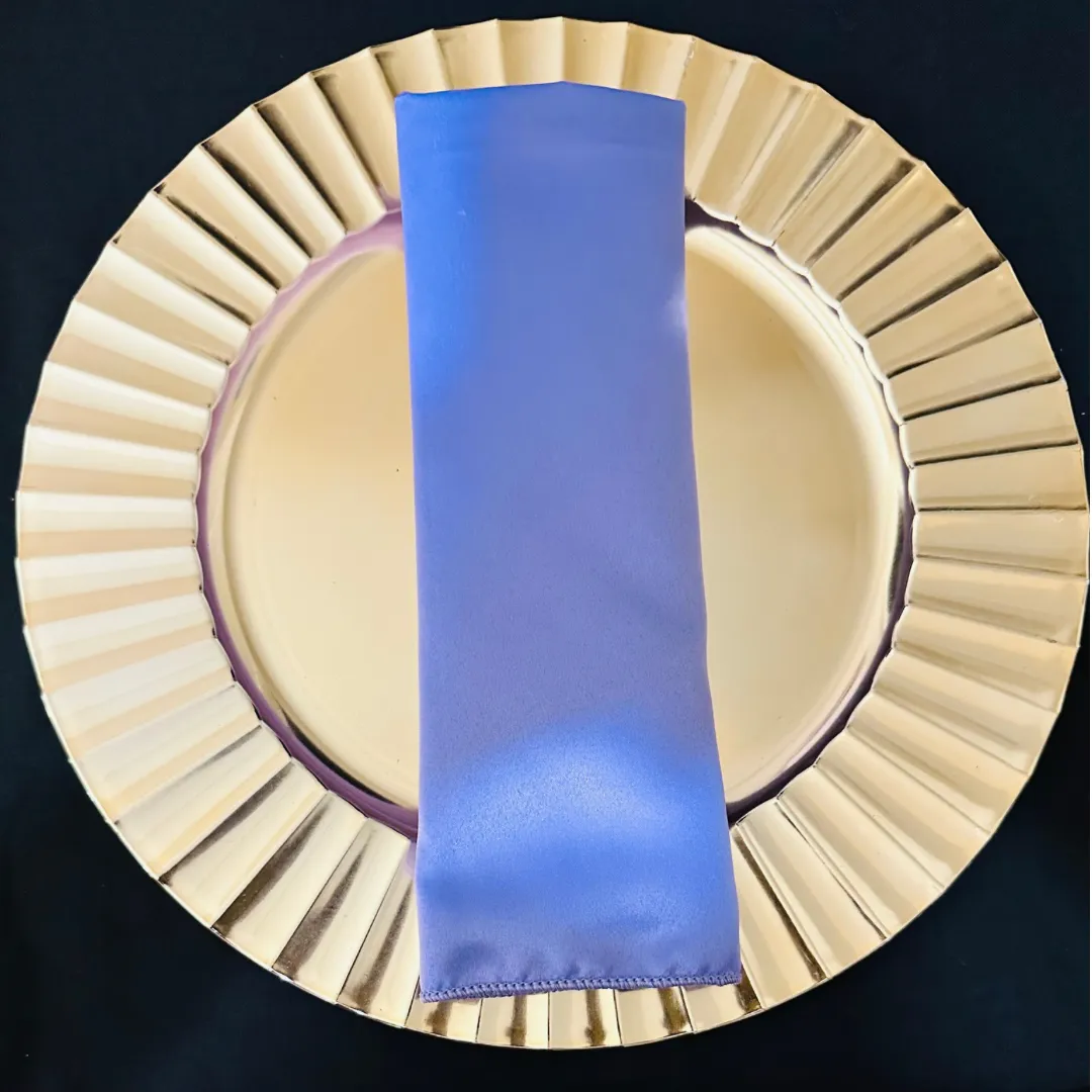 Violet Duchess Satin Napkins