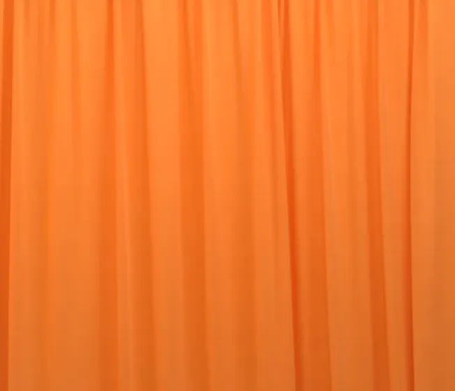 Orange Spandex Stretch Drape Curtains