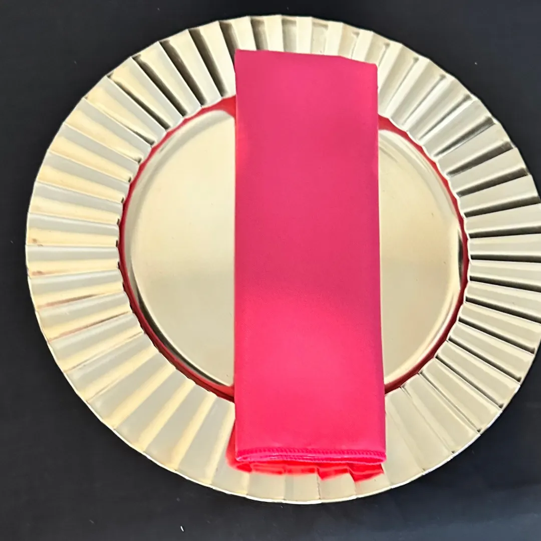 Hot Pink Premier Polyester Napkins