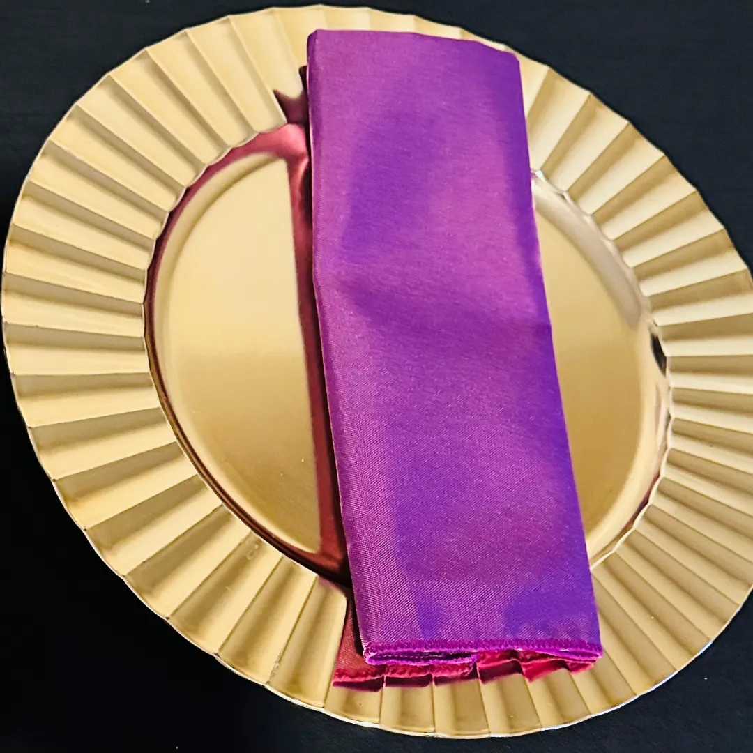 Plum Premier Polyester Napkins