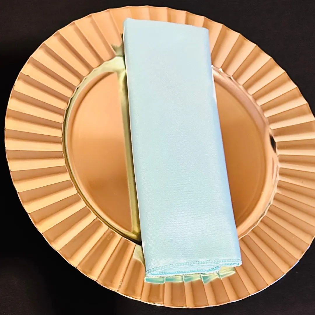 Aqua Premier Polyester Napkins