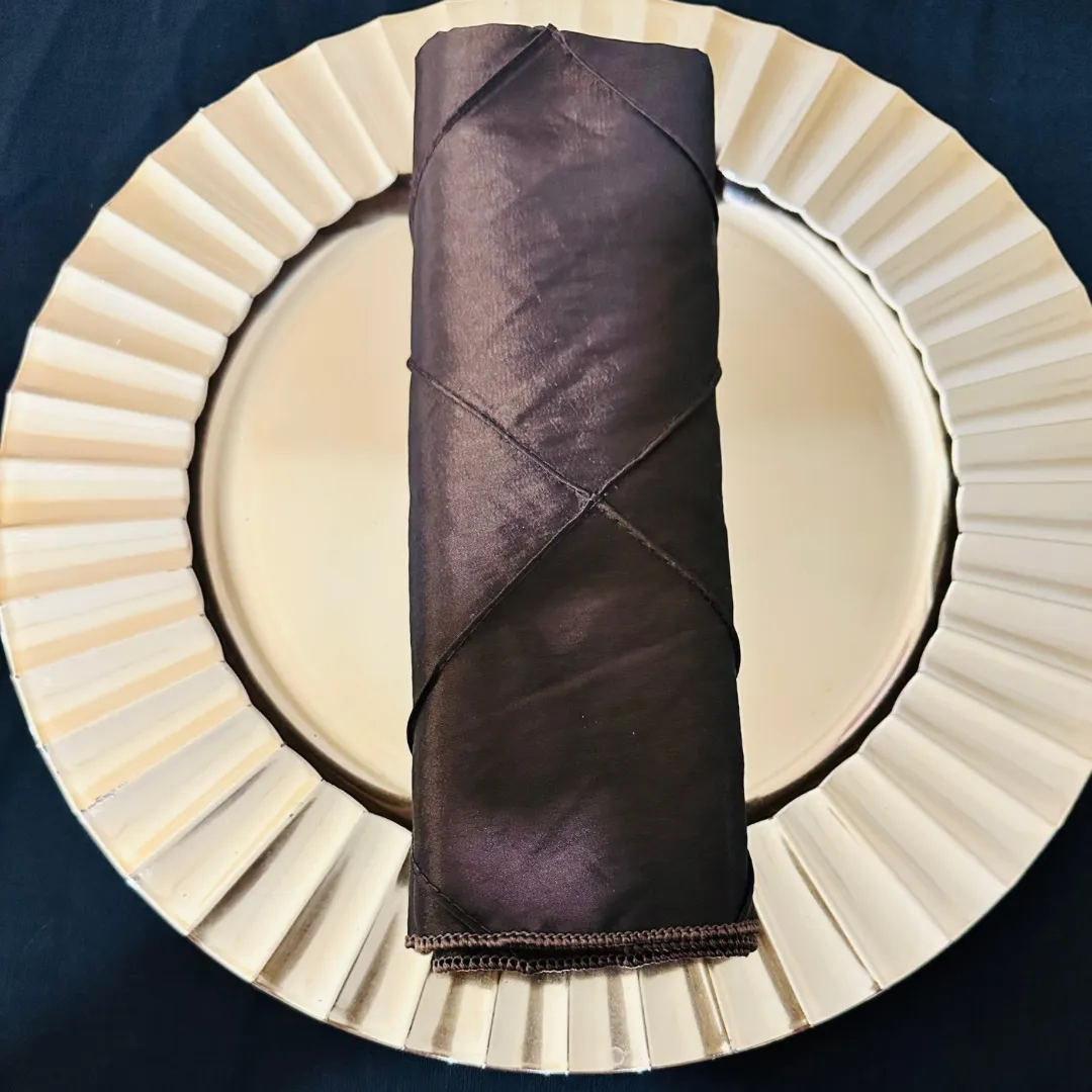 Espresso Bombay Pintuck Napkins