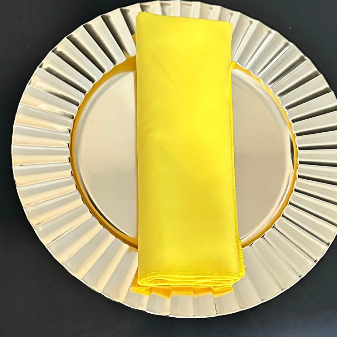 Lemon Premier Polyester Napkins