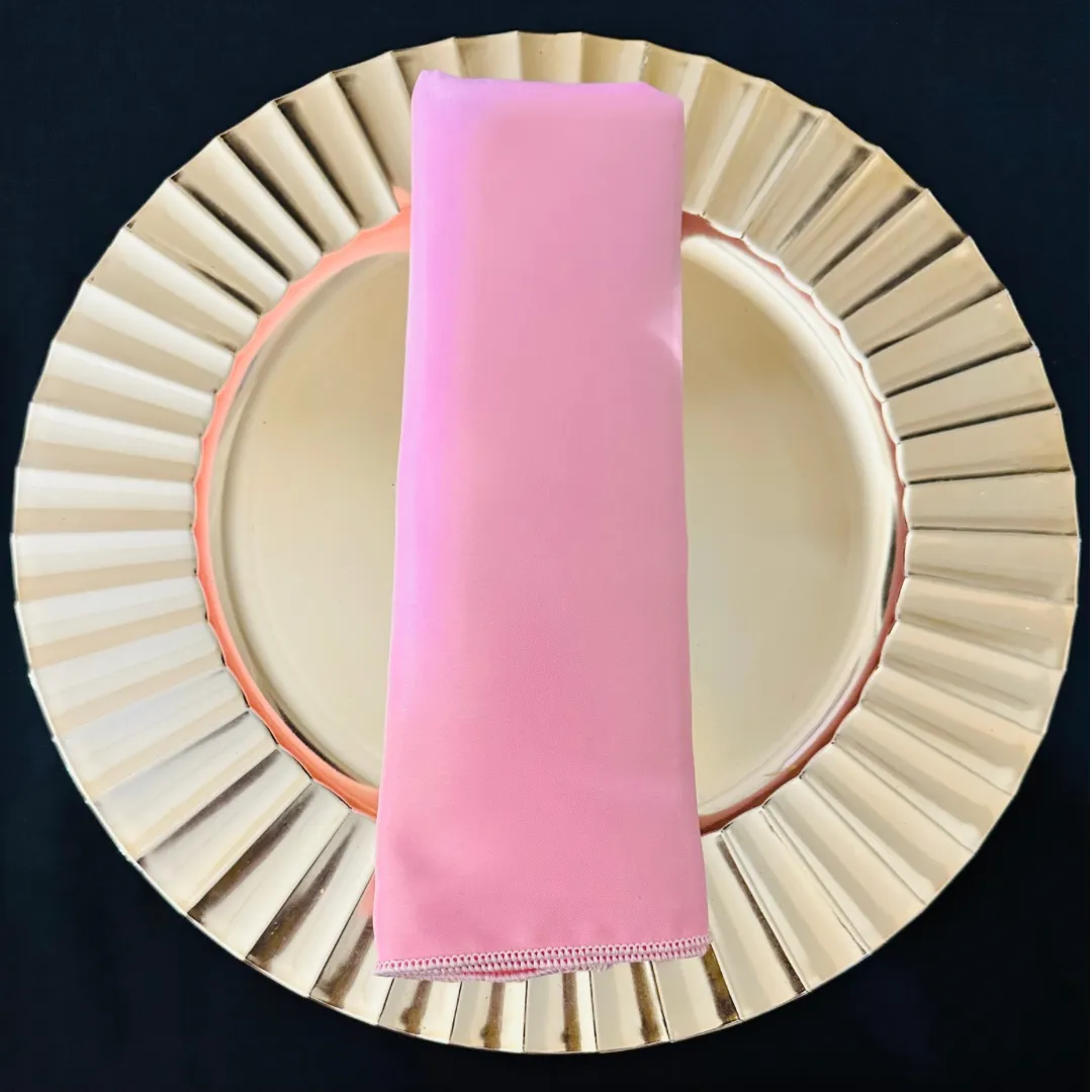 Peppermint Duchess Satin Napkins