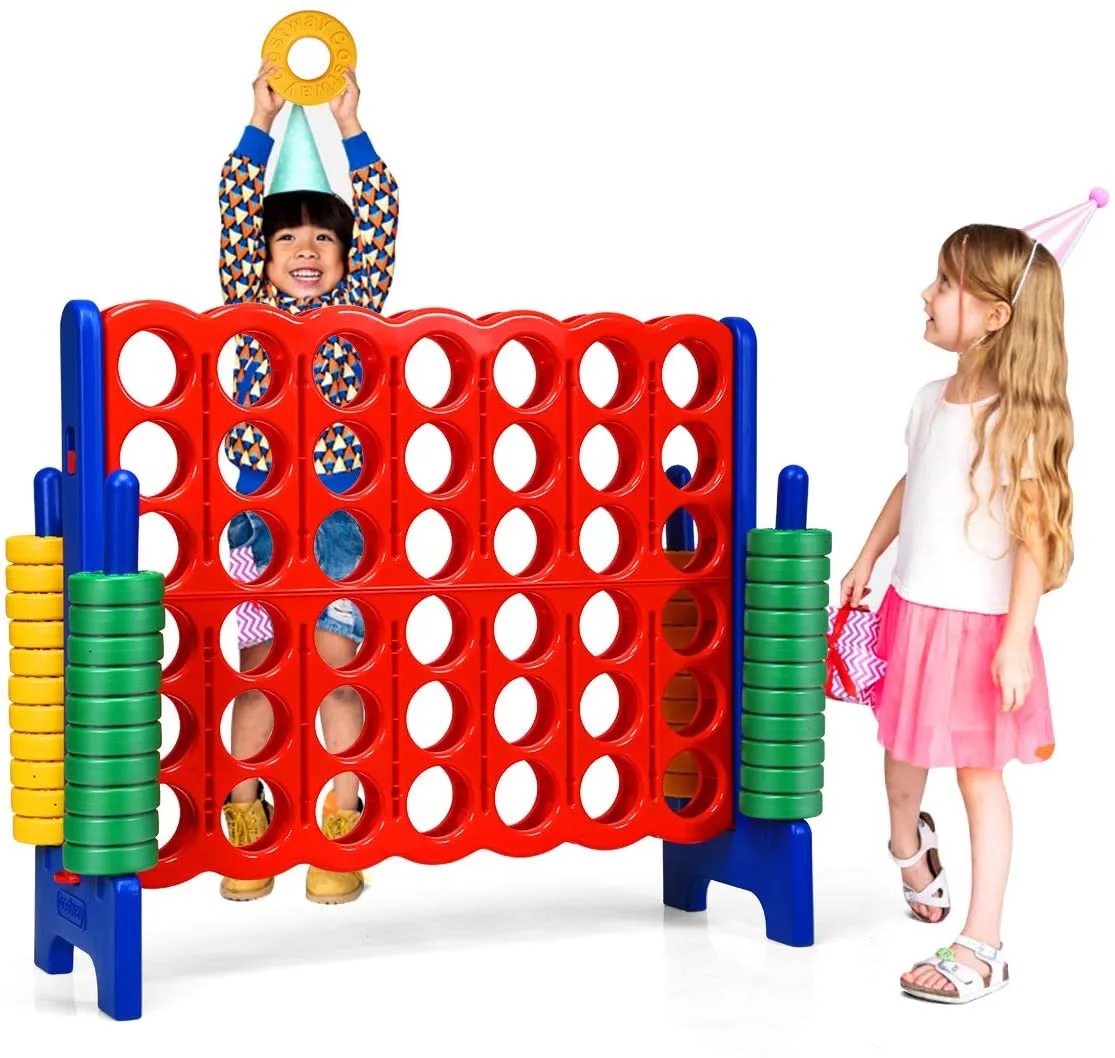 Giant Connect 4 Yard Game – Oversized Outdoor Fun 