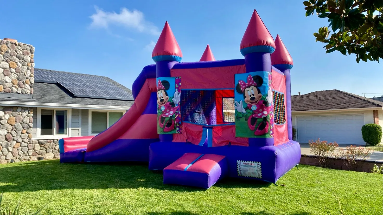 Minnie Mouse Pink Purple Combo Dry Slide 2 in 1