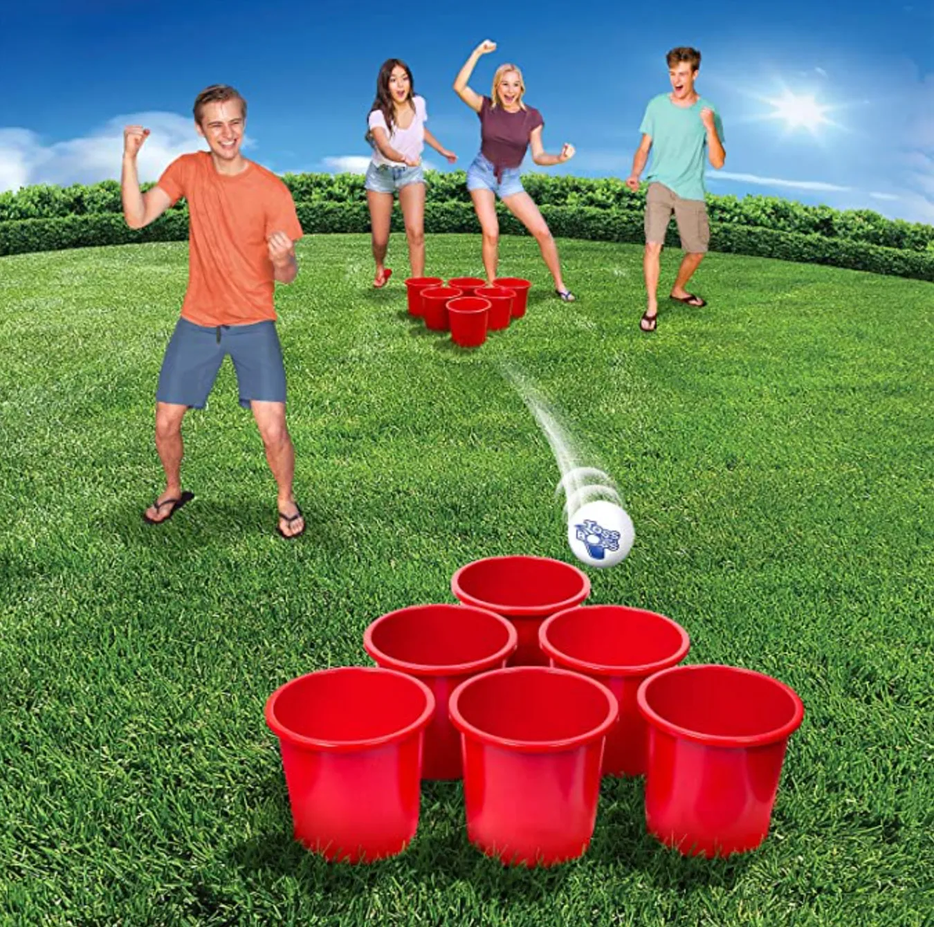 Big Giant (Beer) Ball Pong Yard Game