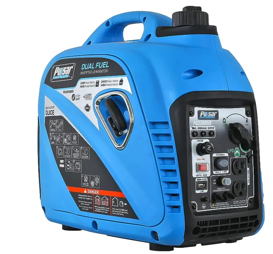 Parks-Heavy Duty Power Generator Inverter with 1 Full Propane Gas Tank