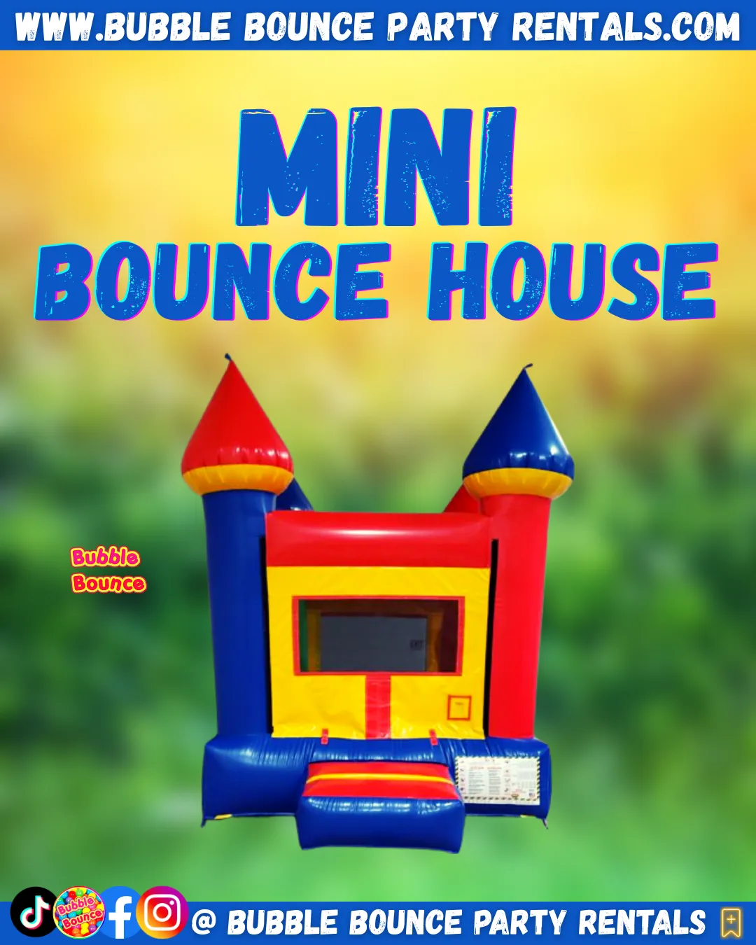 9x9 Cute Bouncy House