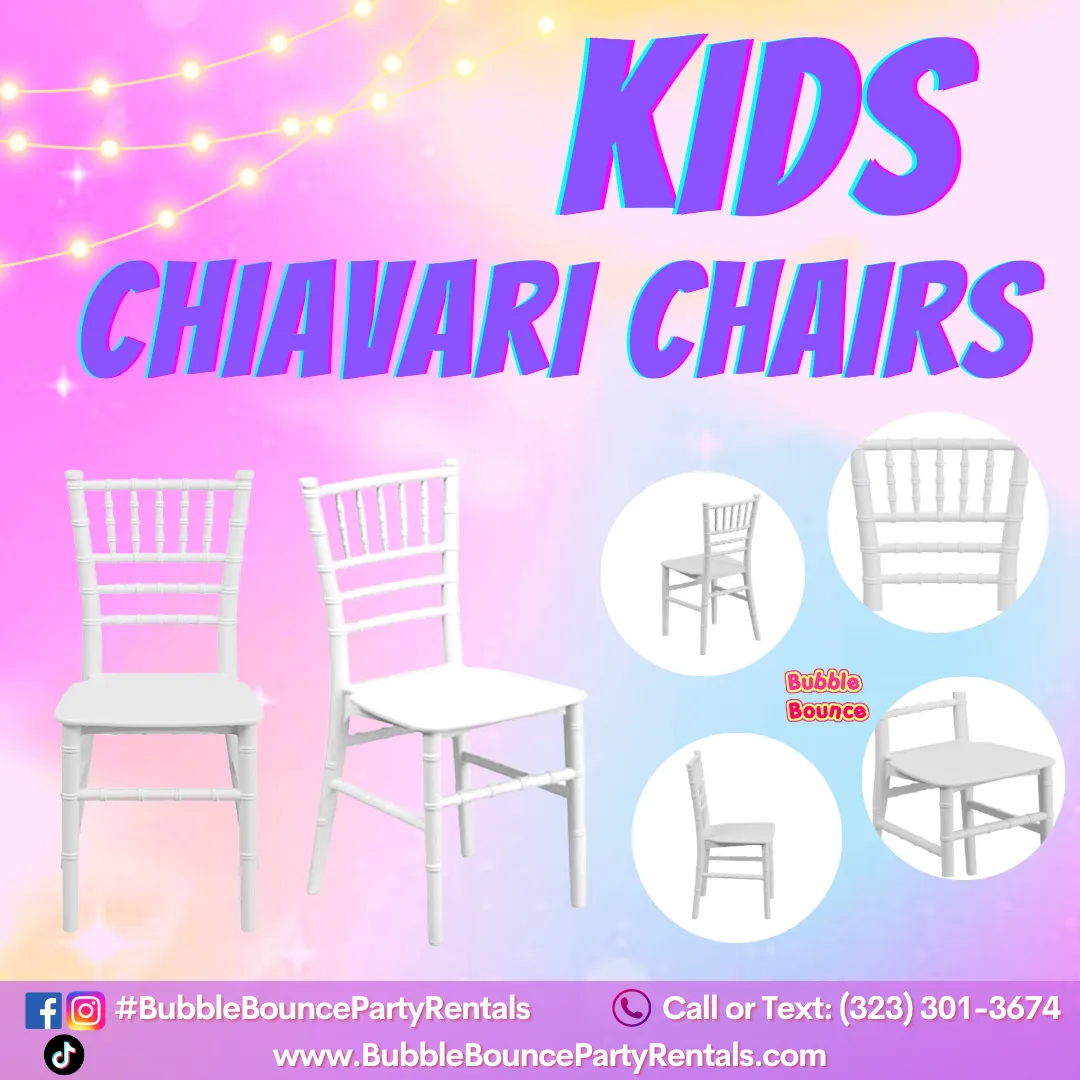 Kids Mini Chiavari Chair (White)