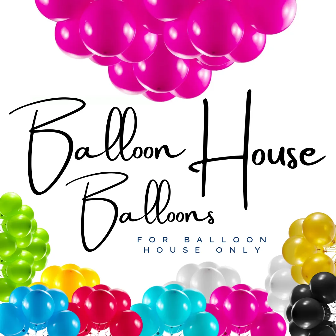 HQ Balloons & Service Add On Mix & Match You Pick Your Colors & Theme (Bubble House) 