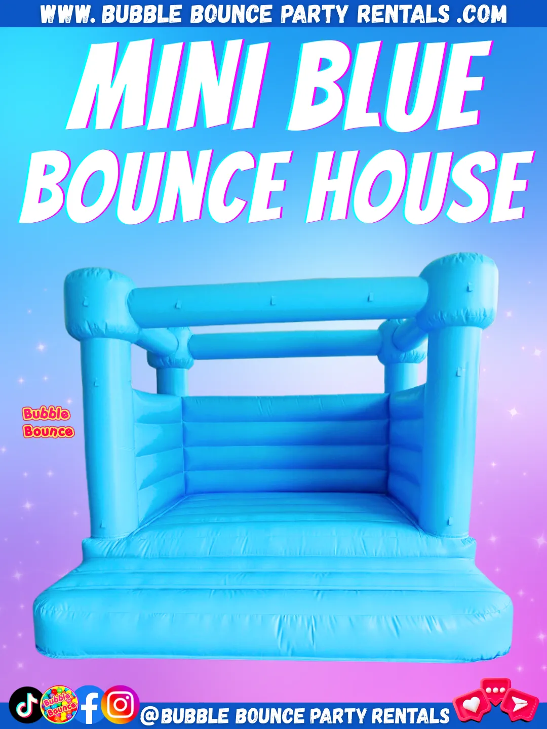 Week`s Special Mini Blue Modern Bounce House