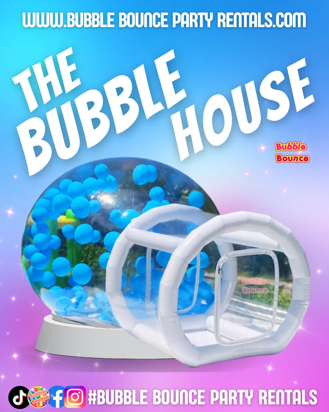 Lux  Bubble Balloon House White/ Clear