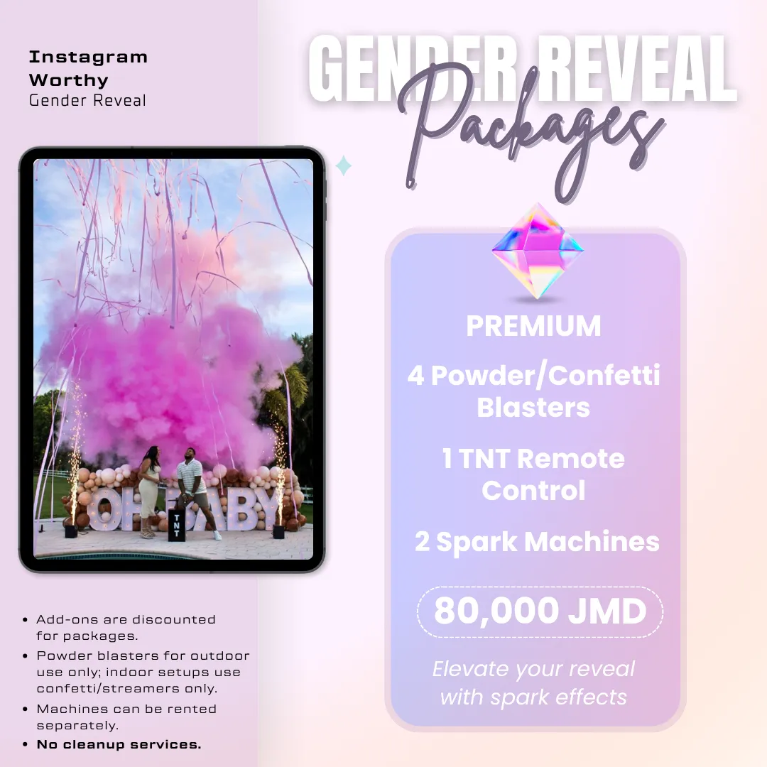 Gender Reveal Blaster Premium Package 