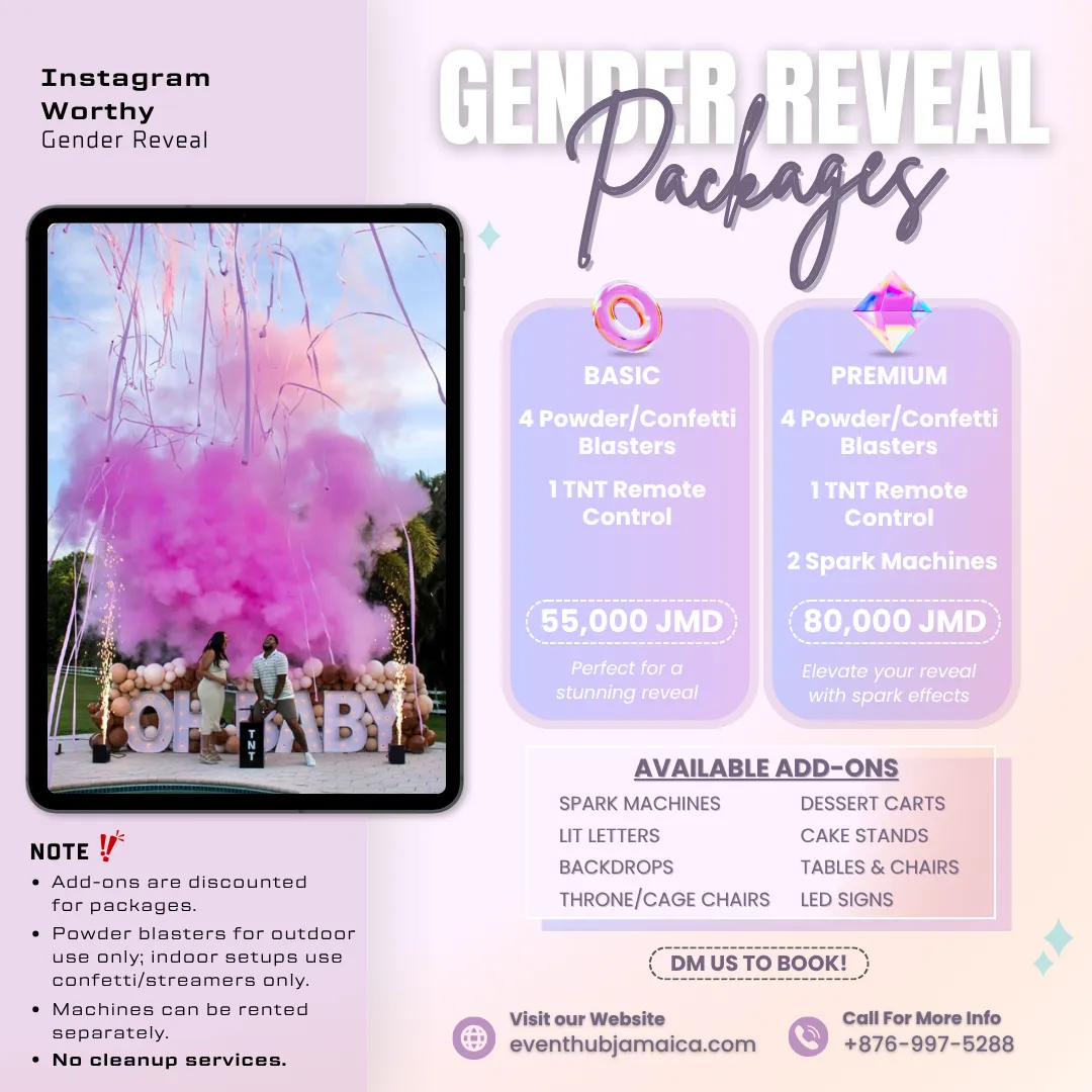 Gender Reveal Blaster Package 