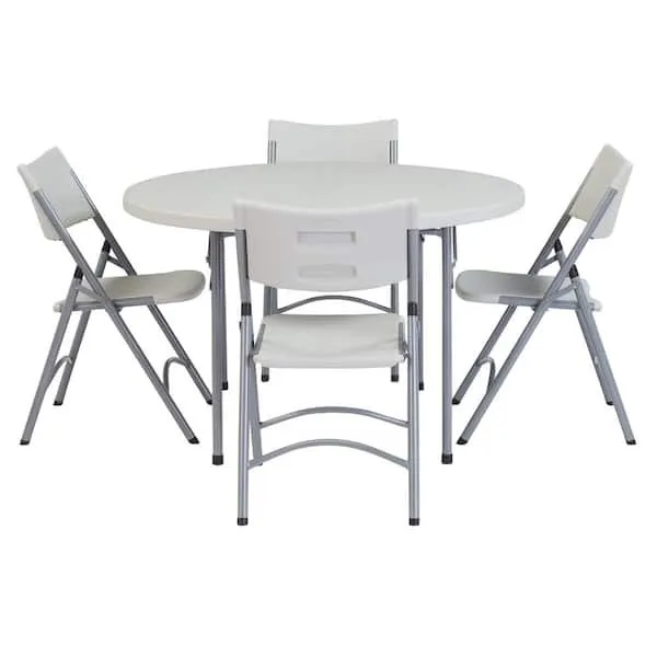 4 - Seater Round Plastic Table
